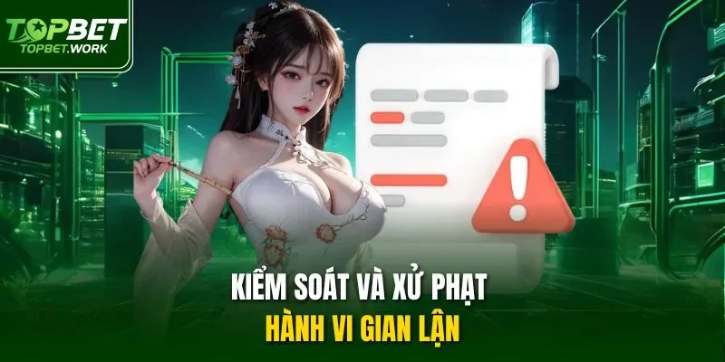 Kiểm soát và xử phạt hành vi gian lận