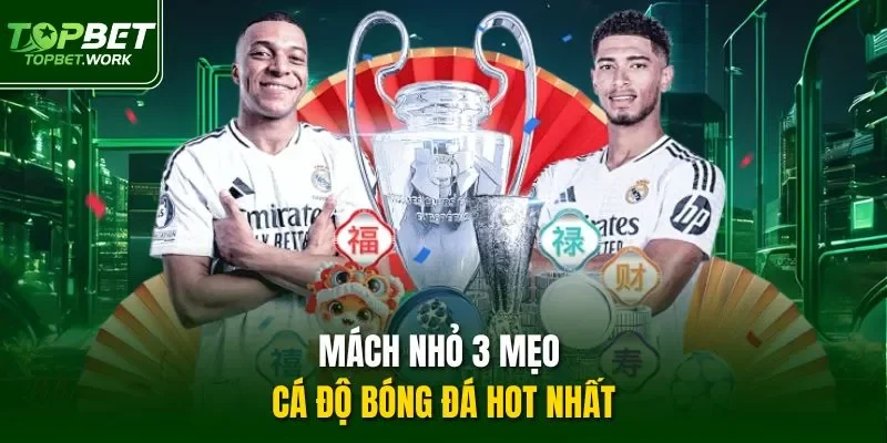 Mách nhỏ 3 mẹo cá độ bóng đá hot nhất